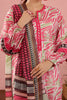 Pink Printed Unstitched Kurti With Dupatta From Sohaye By Diners