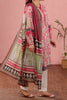 Pink Printed Unstitched Kurti With Dupatta From Sohaye By Diners