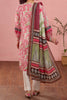 Pink Printed Unstitched Kurti With Dupatta From Sohaye By Diners