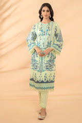 2PC Unstitched Lawn Digital Printed Suit - Diners