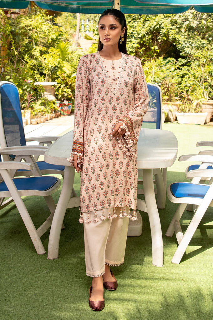 Viscose Digital Printed 2PC Unstitched Suit From Sohaye by Diners