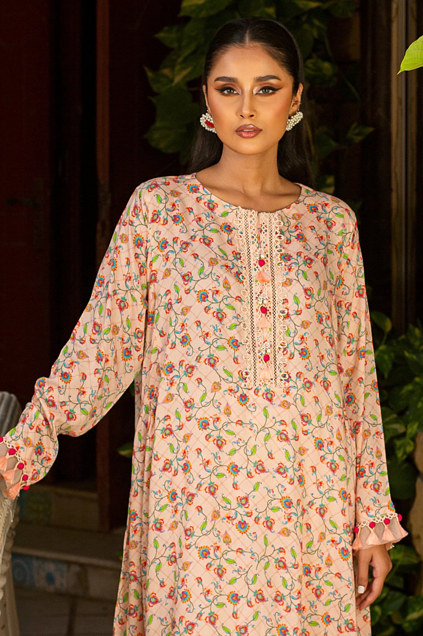 Viscose Digital Printed 2PC Unstitched Suit From Sohaye by Diners