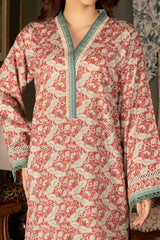 Red Printed 2PC Unstitched