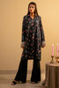 Black Embroidered Unstitched 2PC