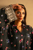 Black Embroidered Unstitched 2PC