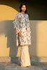 Brown Embroidered Unstitched 2PC