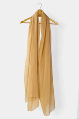 Women Beige Chiffon Dupatta from Pakistan