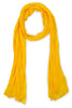 Crinkle Chiffon Yellow Dupatta for women