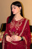 Embroidered Chiffon Maroon 3PC