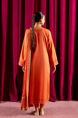 Mustard Embroidered 3PC Unstitched