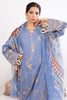 Blue Embroidered 3PC Unstitched