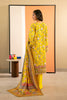Yellow Printed 3PC Unstitched