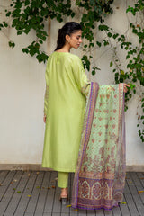 Light Green Embroidered 3PC Unstitched