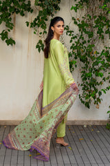 Light Green Embroidered 3PC Unstitched