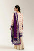 Printed Lawn-Beige Unstitched 3PC