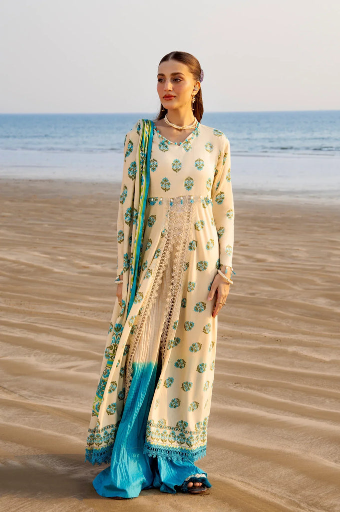 Printed Unstitched 3PC