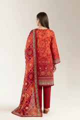 Printed Unstitched 3PC