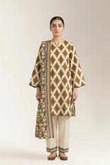 Printed Unstitched 3PC