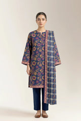 Printed Unstitched 3PC