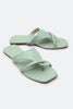 Sea Green Slippers for Women