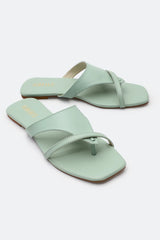 Sea Green Slippers for Women