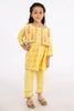 Jacquard Yellow Girls 2PC Suit