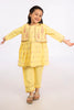 Jacquard Yellow Girls 2PC Suit