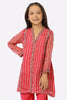Pink Check Organza Embroidered Girls 2PC Suit From Sohaye By Diners