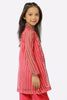 Pink Check Organza Embroidered Girls 2PC Suit From Sohaye By Diners