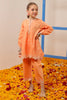 Orange Embroidered Girls 2PC