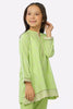 Light Green Cambric Embroidered Girls 2PC Suit From Sohaye By Diners