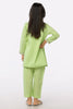 Light Green Cambric Embroidered Girls 2PC Suit From Sohaye By Diners