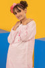 Jacquard Light Pink Girls 2PC Suit