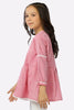 Pink Chambray Girls Kurti From Sohaye By Diners