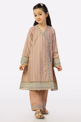 Rust Stylised Girls Kurti