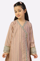 Rust Stylised Girls Kurti