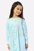 Sky Blue Stylised Girls Kurti