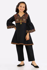 Khaddar Embroidered Girls 2PC Suit