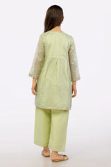 Light Green Embroidered Girls 2PC Suit From Sohaye By Diners