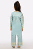 Cambric Block Printed Girls 2PC Suit