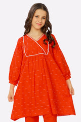 Dyed Crosshatch Girls 2PC Suit