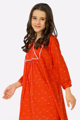 Dyed Crosshatch Girls 2PC Suit