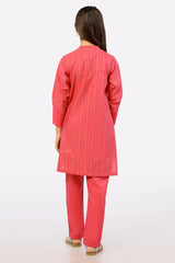 Pink Dobby Dyed Girls 2PC Suit From Sohaye By Diners