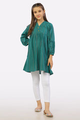 Dark Green Stylised Girls Kurti From Sohaye By Diners