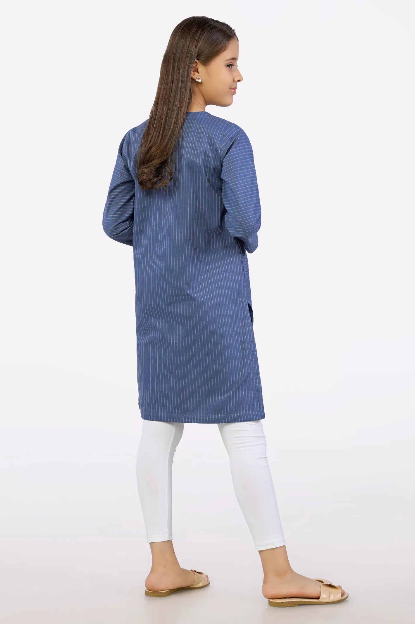 Blue Stylised Girls Kurti From Sohaye By Diners