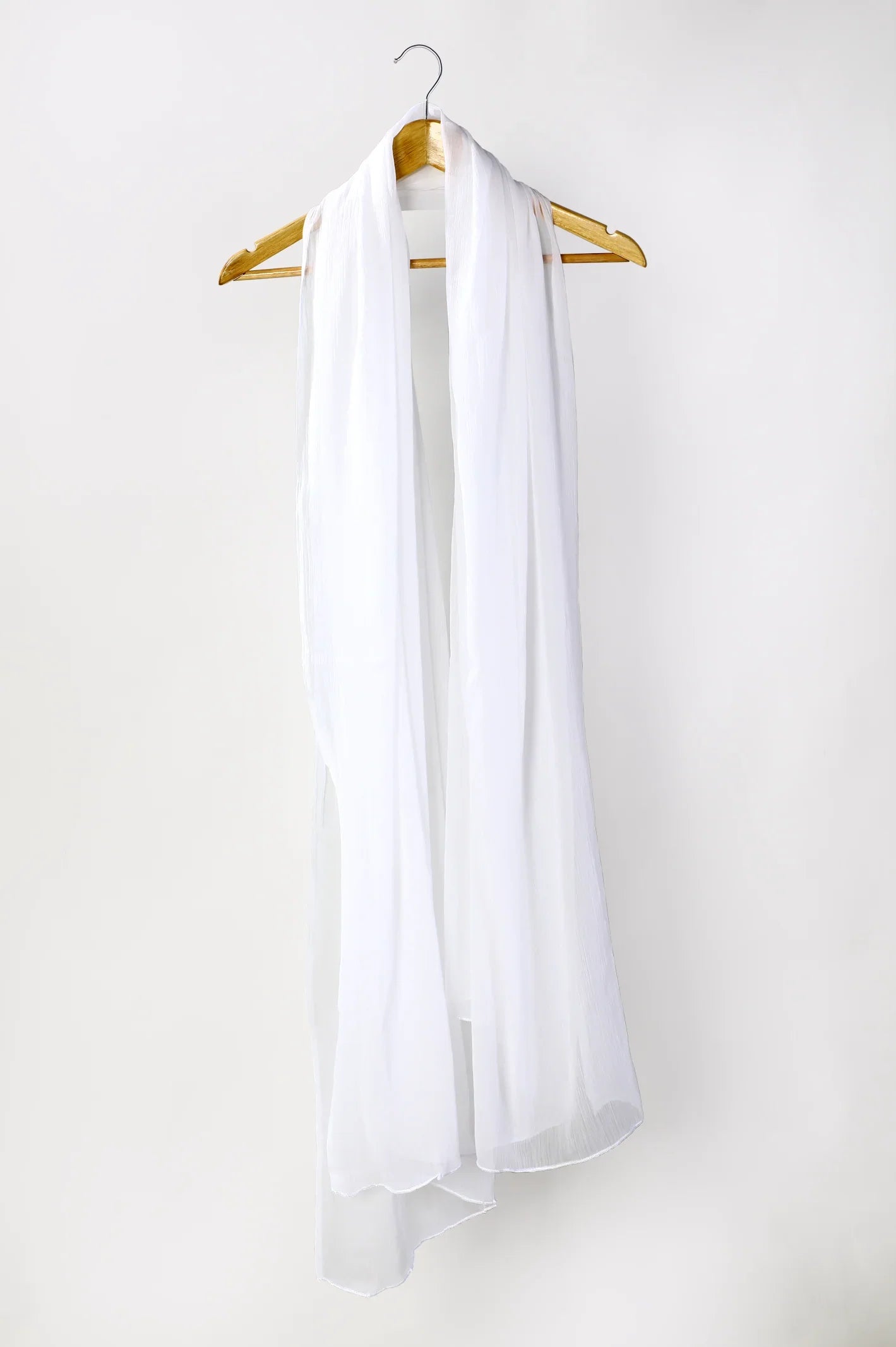 Off White Chiffon Dupatta From Sohaye By Diners