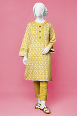 2PC Cotton Mustard Suit - Diners