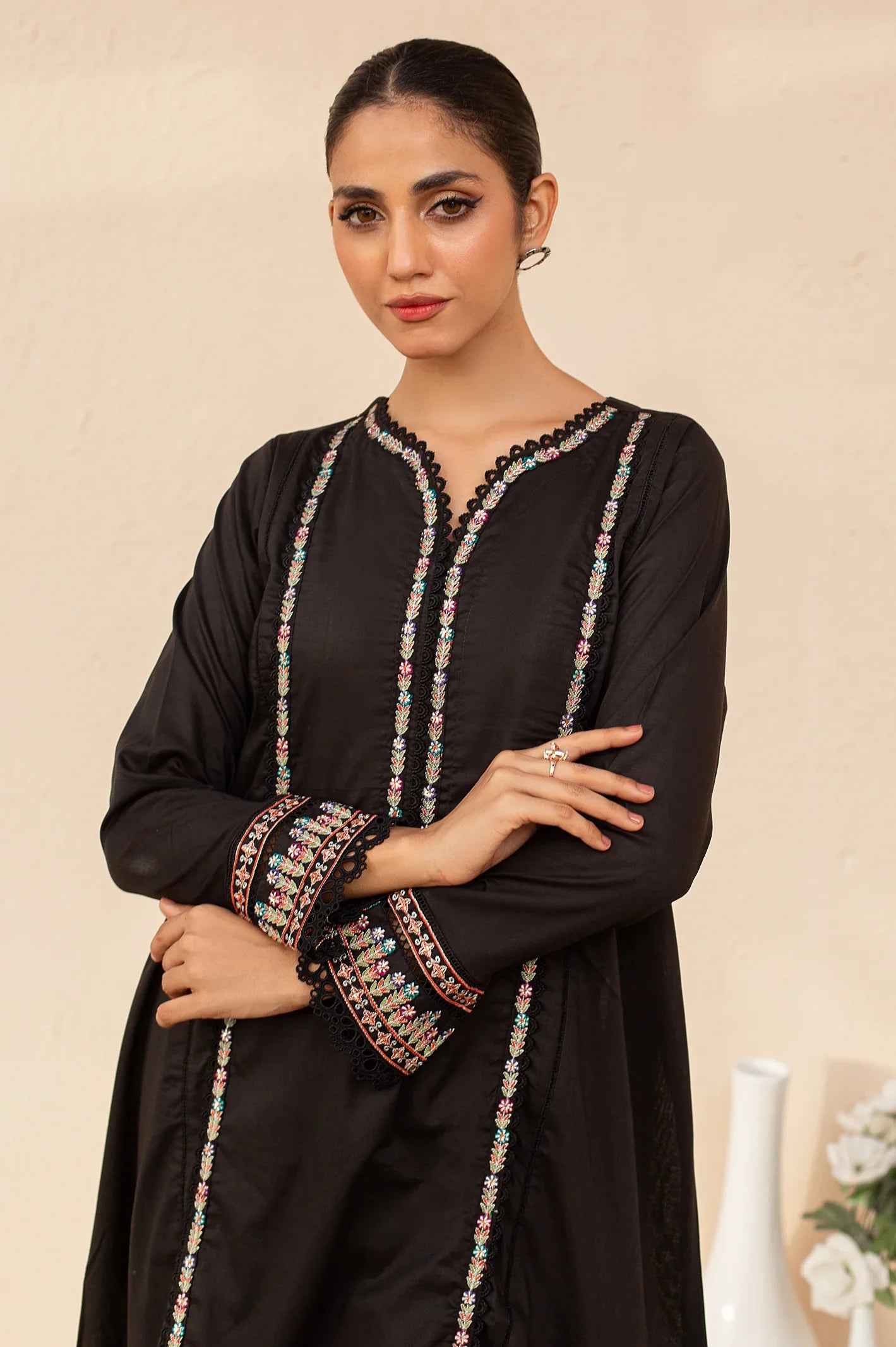 2PC Embroidered Suit From Sohaye By Diners