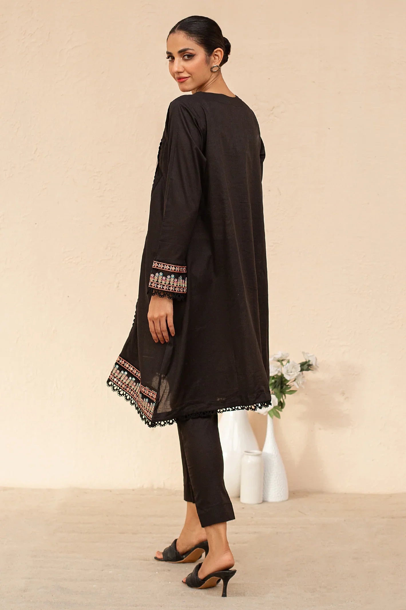 2PC Embroidered Suit From Sohaye By Diners