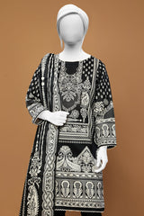 3PC Cambric Black Suit - Diners